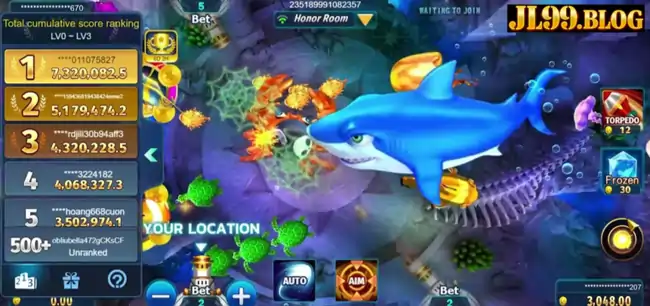 happy fishing game view