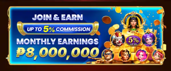 join & earn up to 5% commission monthly earnings 8 million